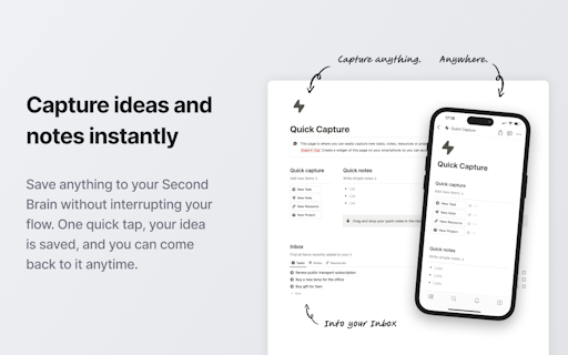 Notion Second Brain 2.0