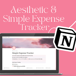 Aesthetic & Simple Expense Tracker
