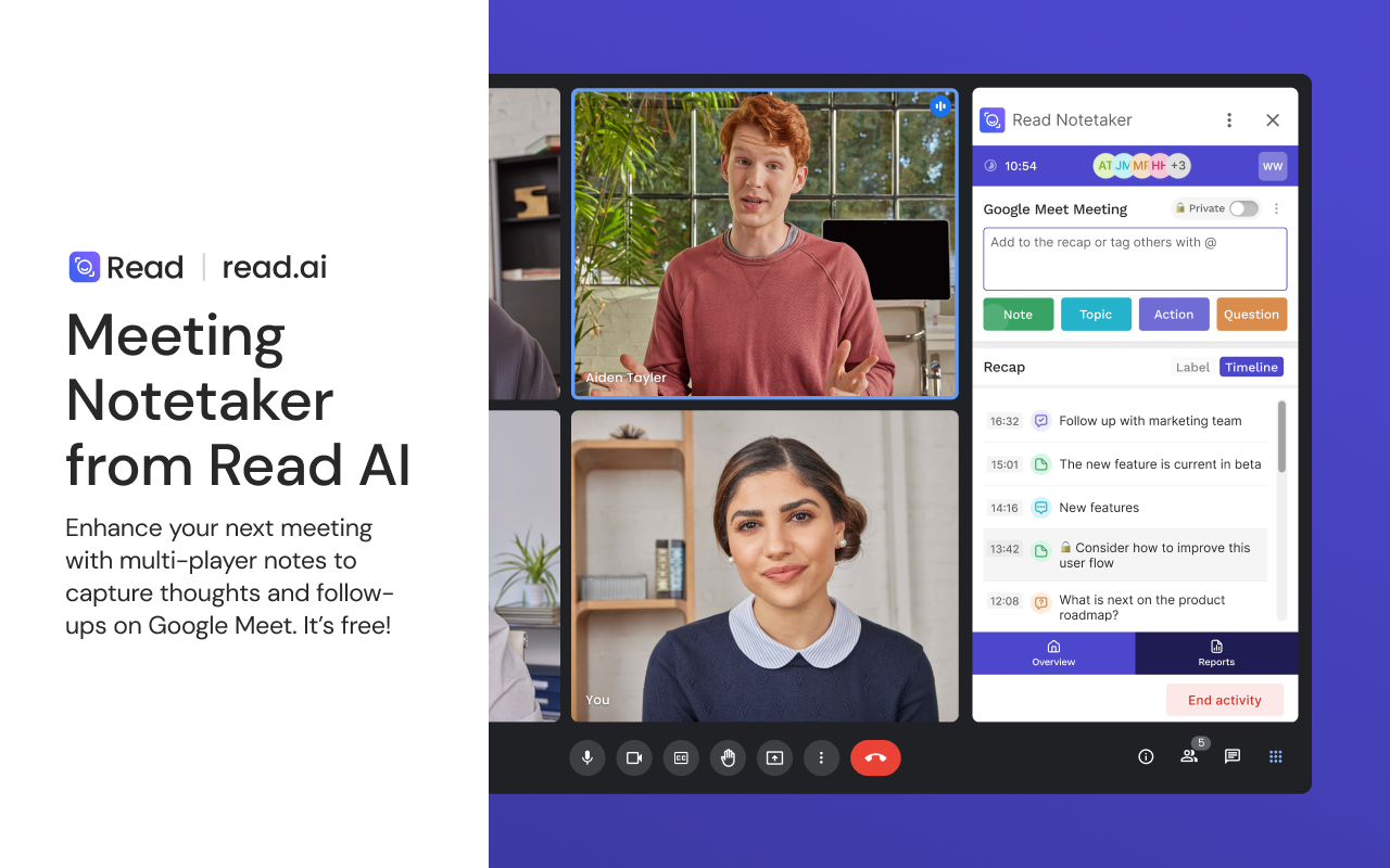 Meeting Notetaker for Google Meet