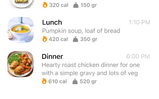 Nuta – Smart Food Journal