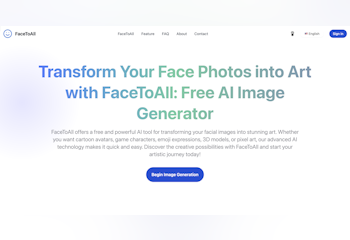 FaceToAll - Face Photos to Art