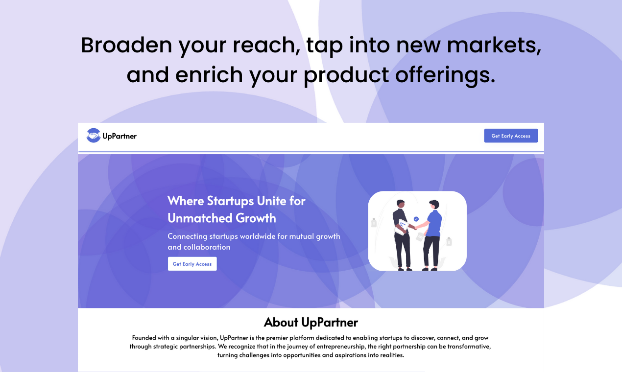 UpPartner - Early Access