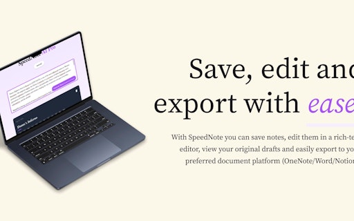 SpeedNote AI