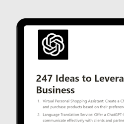 247 Ideas to Leverage AI for Business
