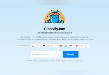 AI-driven domain classification