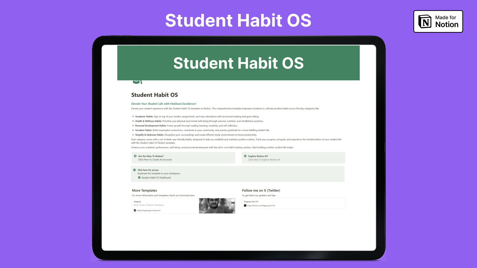 Student Habit OS