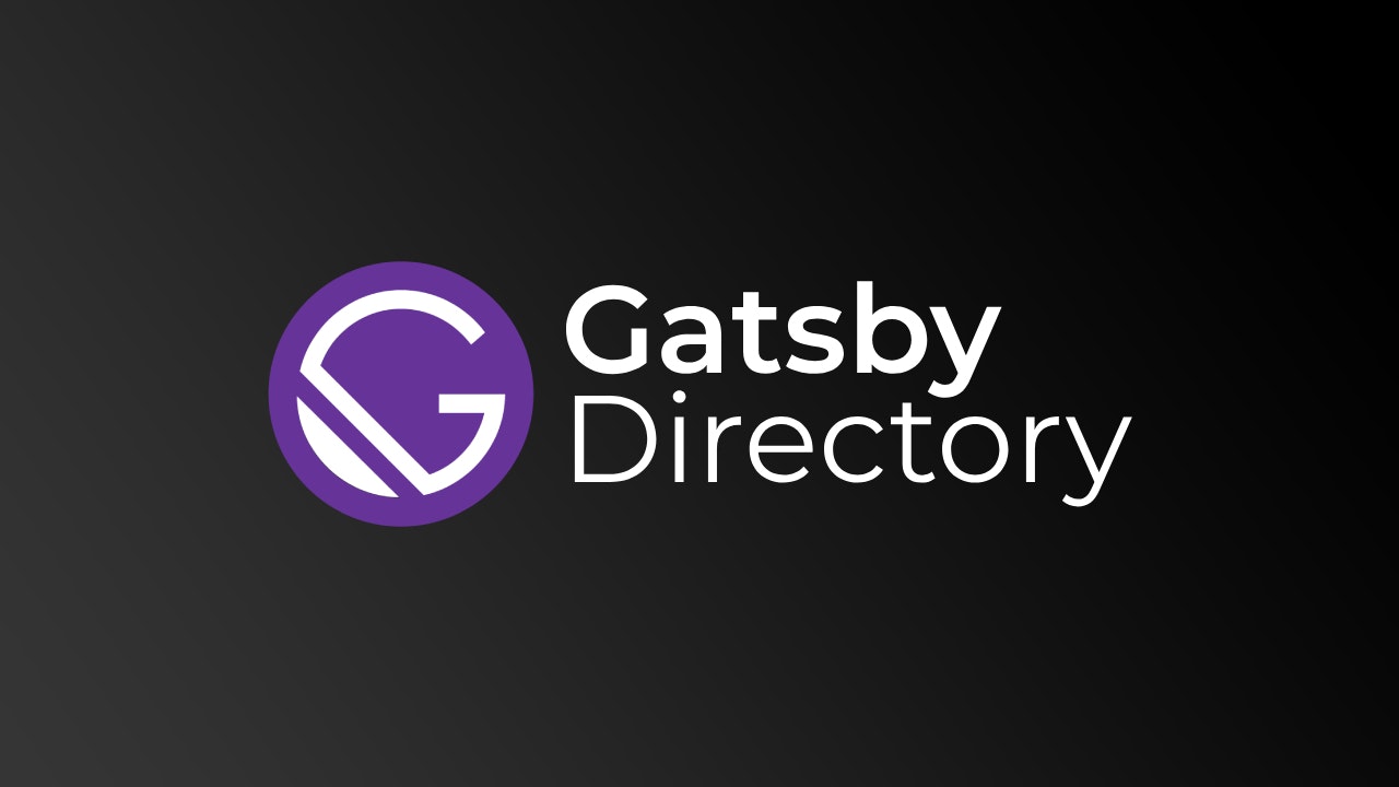 Gatsby Directory Boilerplate