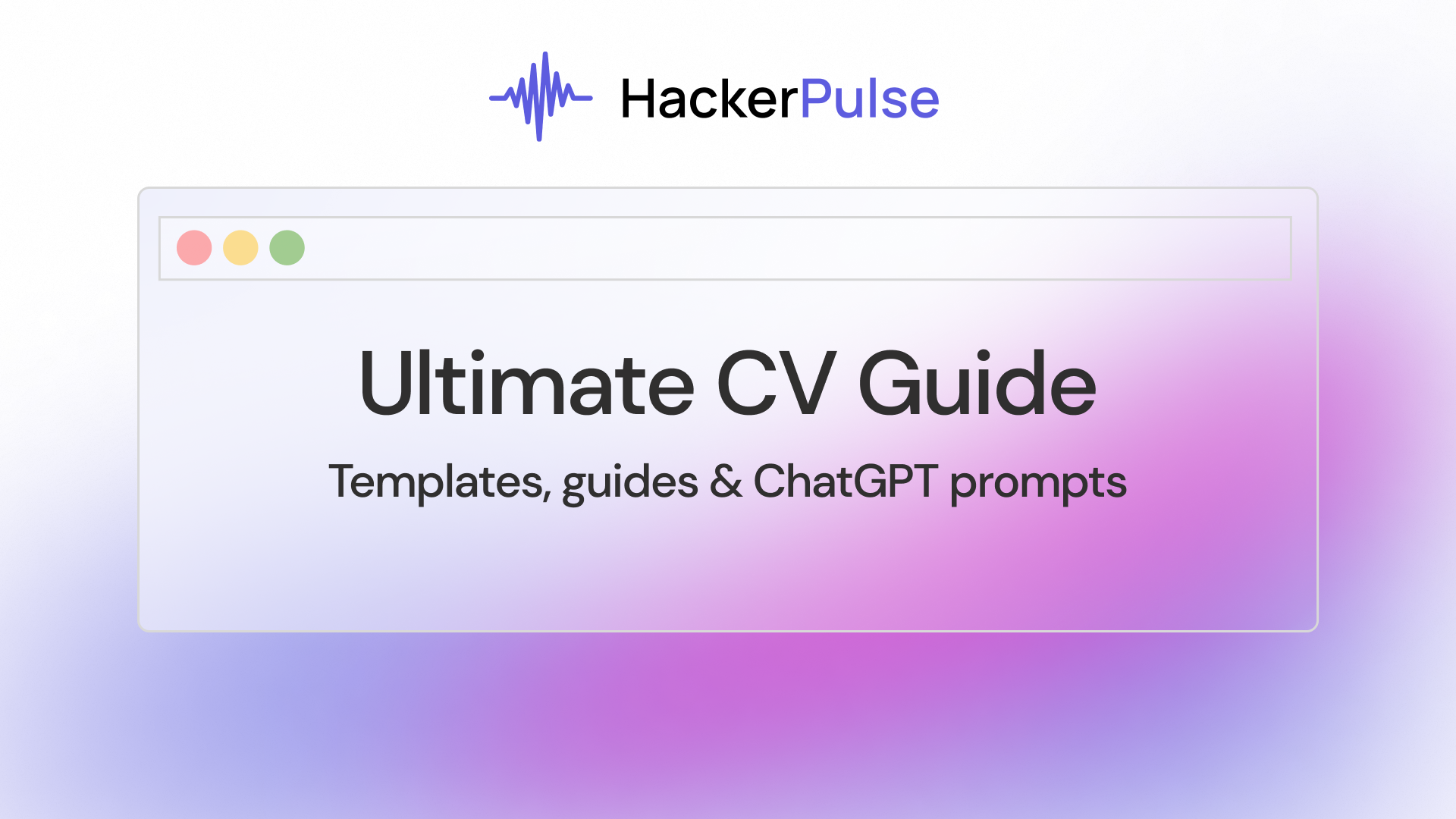 Ultimate Free CV Guide