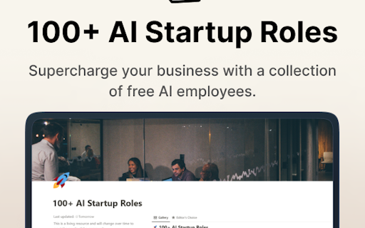 100+ Startup Roles Prompt Templates