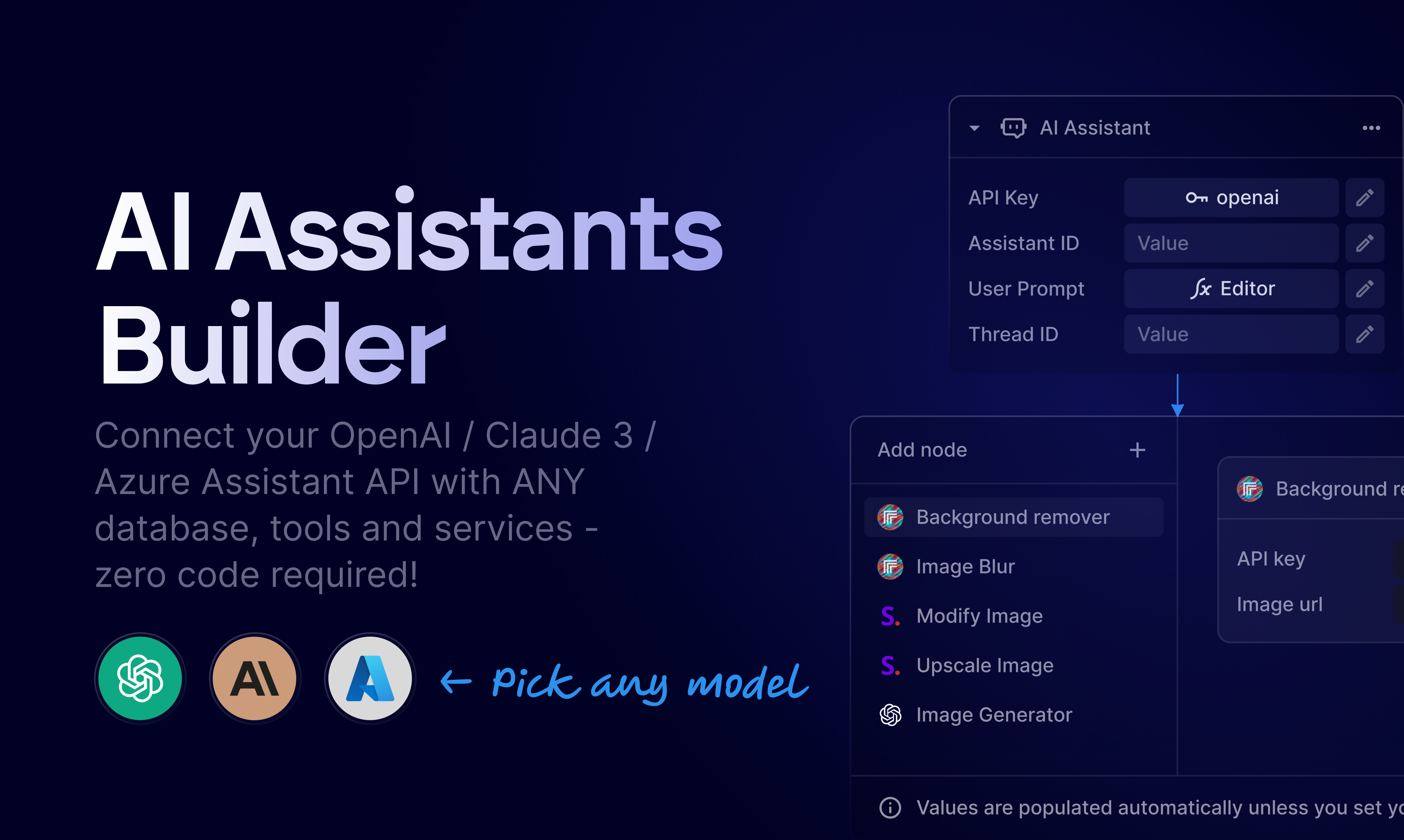 AI Assistant and Bot Builder