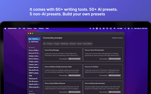 Writers brew AI