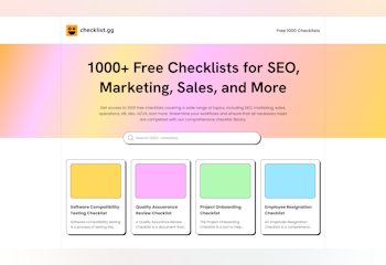 checklist.gg