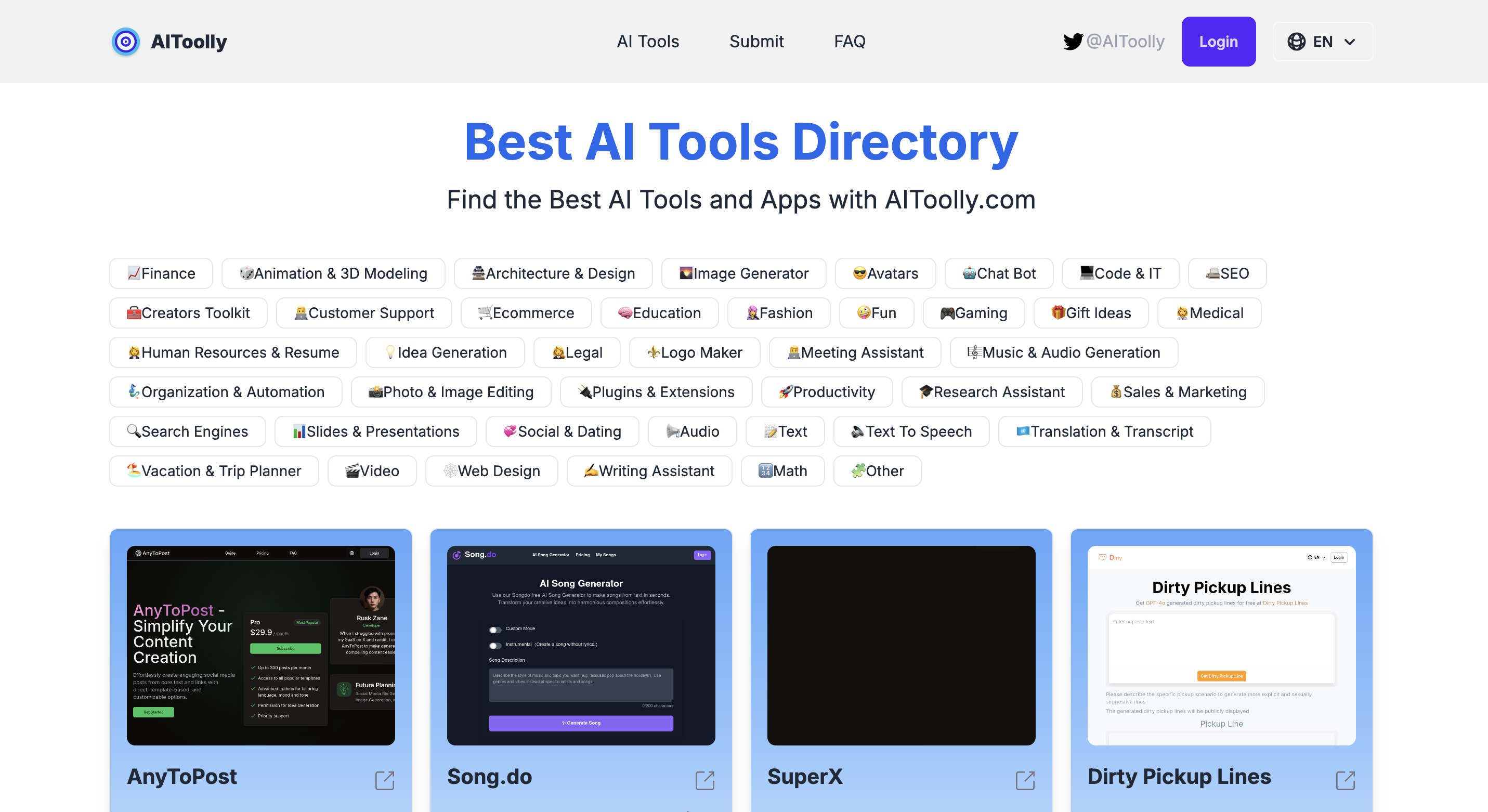 AIToolly-Discover AI Tools