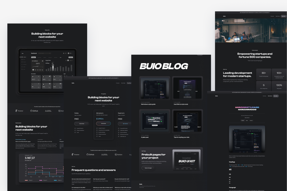 Buio UI Kit