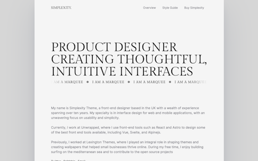 Simplexity Blog