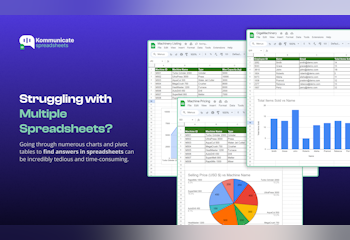 Kommunicate with Spreadsheets