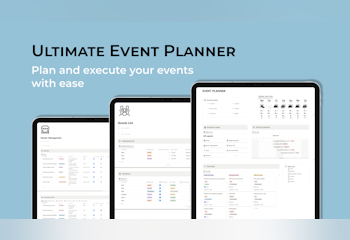 Ultimate Notion Event Planner