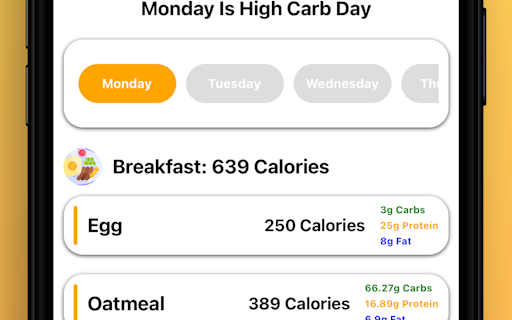 Carbner: Carb Cycling Counter