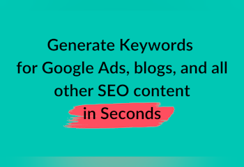 100% Free Keyword Generator