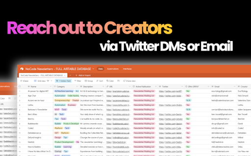 NoCode Newsletters