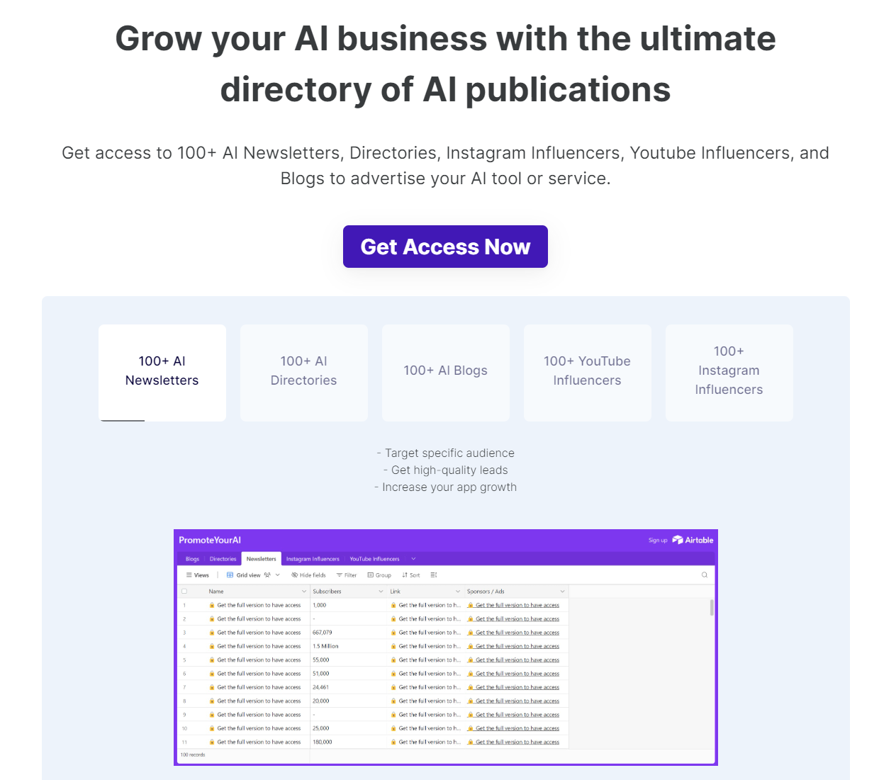AI Marketing Directory