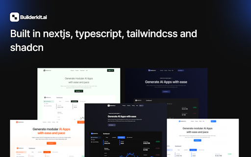 SaaS Landing Pages by Builderkit.ai