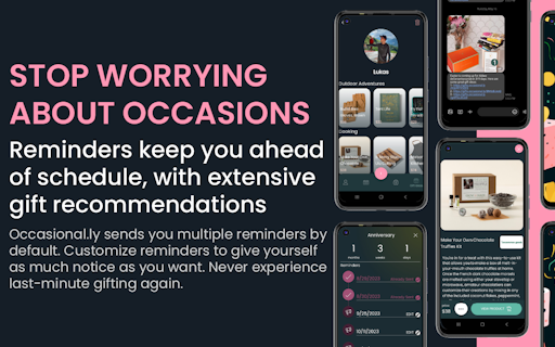 Occasional.ly - Text Message Reminders