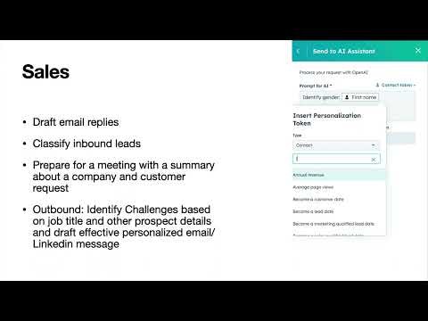 OpenAI in HubSpot CRM