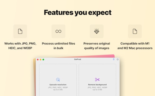 GoProd for Mac