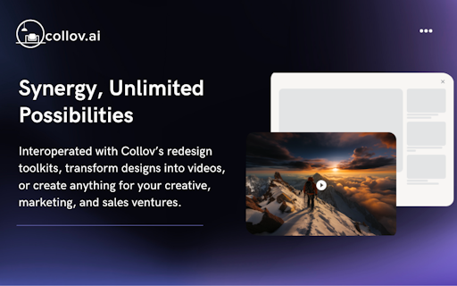 Free AI Video Generator by Collov