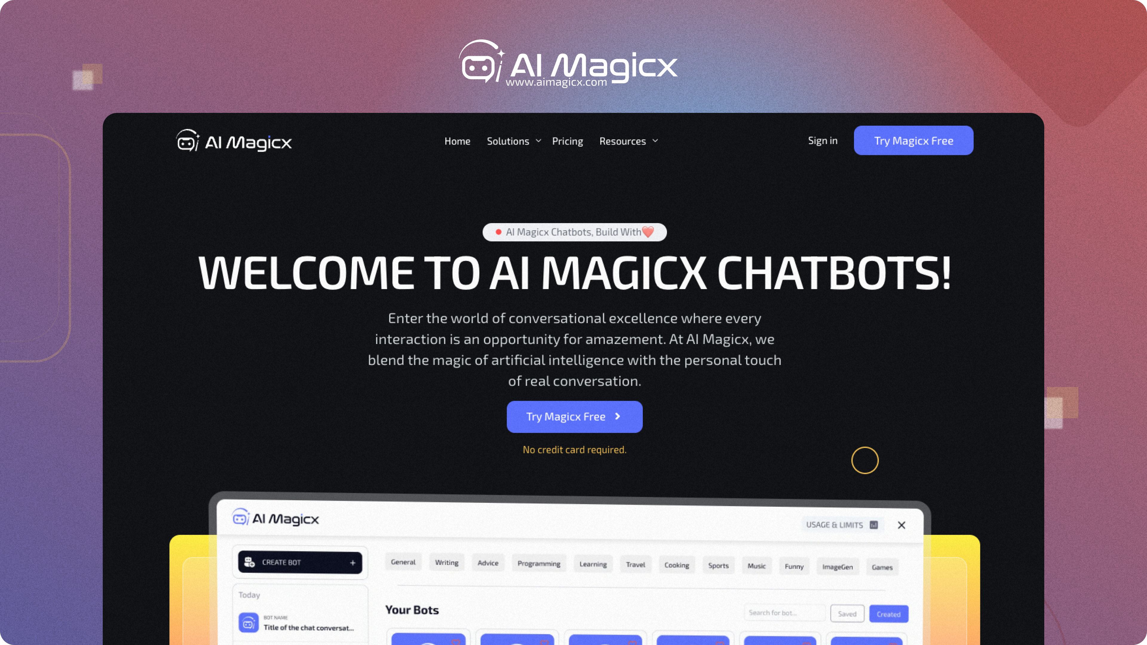 AI Magicx Chatbots