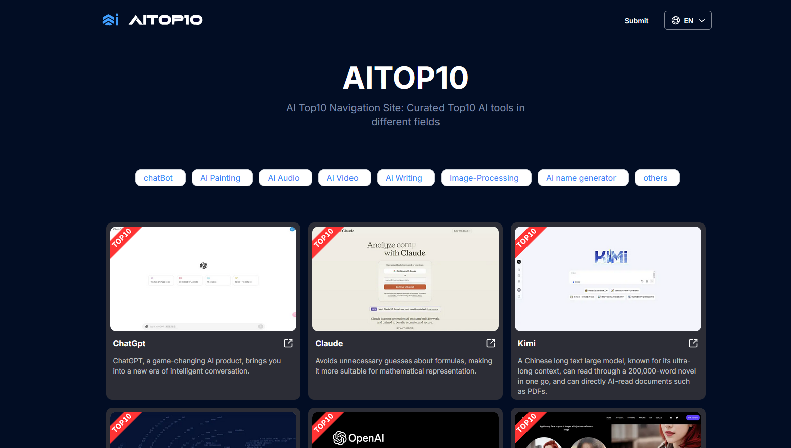AITOP10 Tools Directory