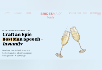 AI Best Man Speech Writing Tool