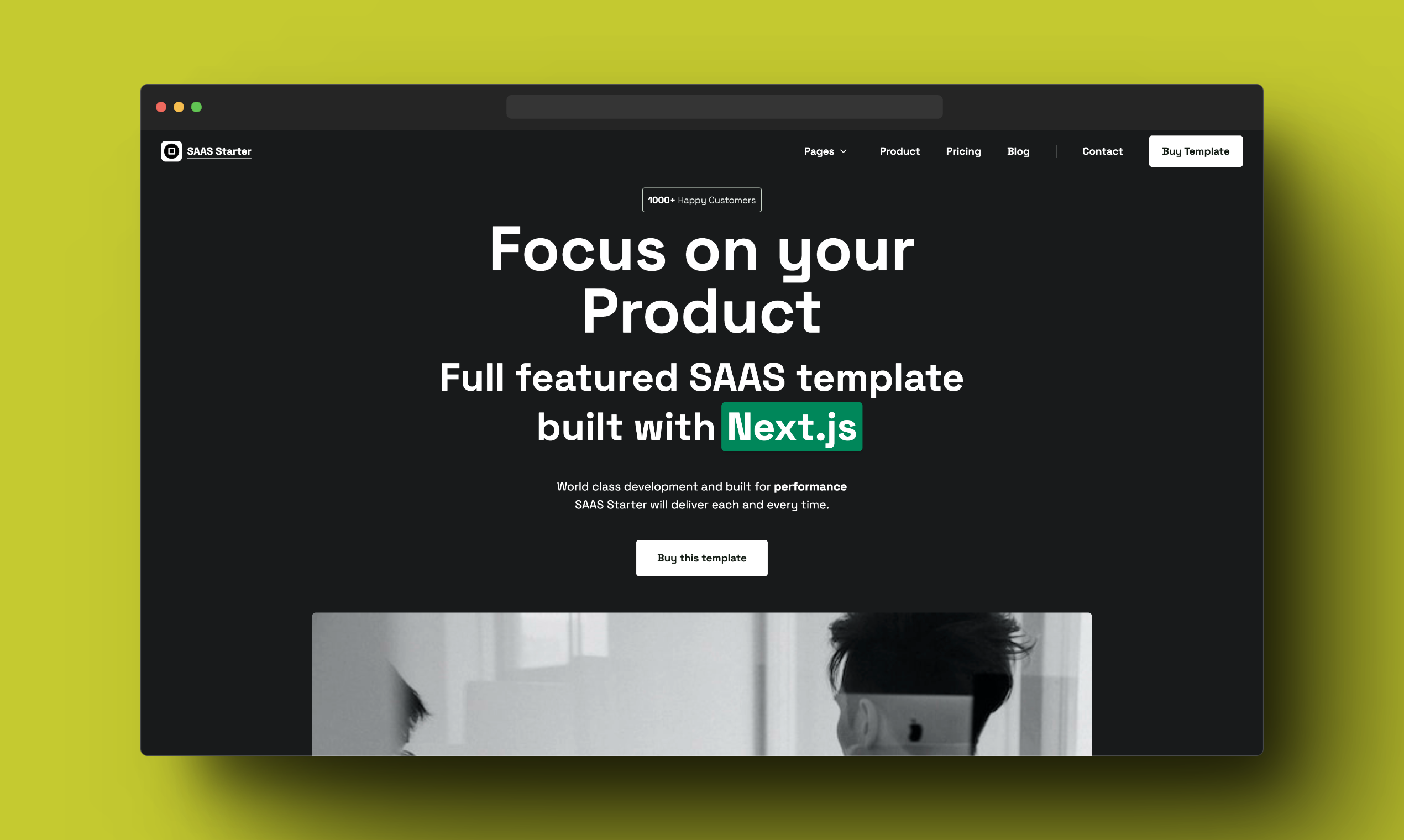 Nextjs SAAS Landing Page Kit