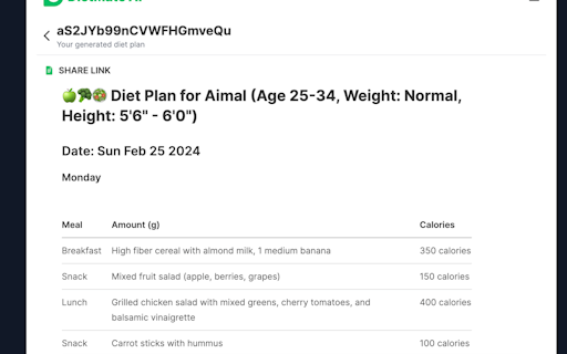 DietMate AI