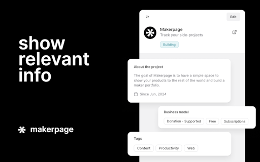 Makerpage