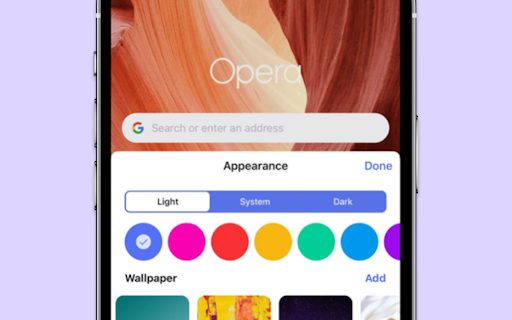 Opera Aria for iOS