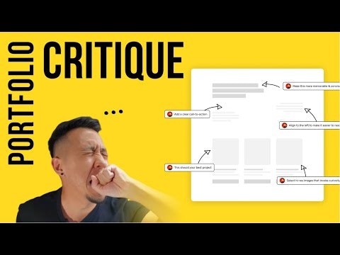 UX Portfolio Critique
