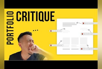 UX Portfolio Critique