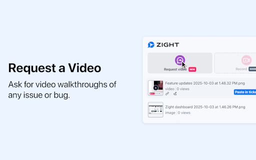 Request Video + Data Log Collection