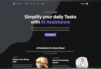 AI Marketplace by Zentask.ai