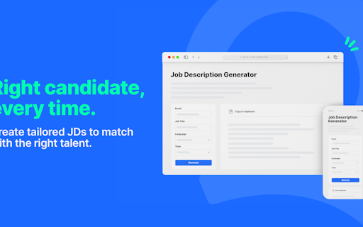 Job Description Generator by Qureos