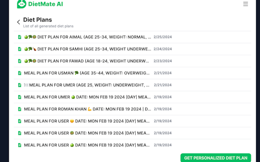 DietMate AI