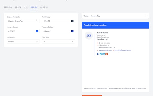 Email Signature Generator by Salesmate