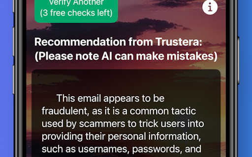 Trustera: AI fraud and scam protection