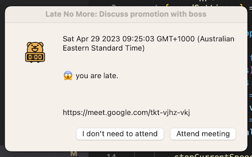 Late No More