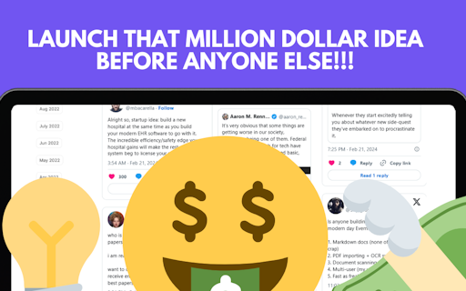 Socially Sourced Startup Ideas