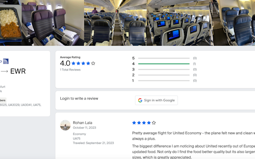 Travel Season Flight Reviews