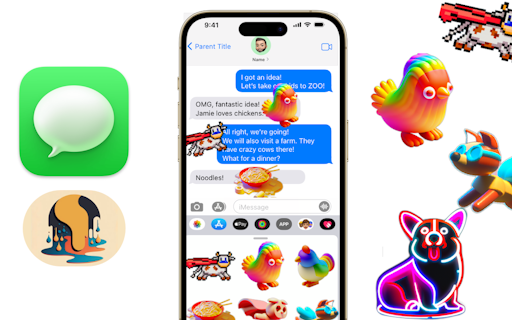 Magic iMessage Stickers - AI