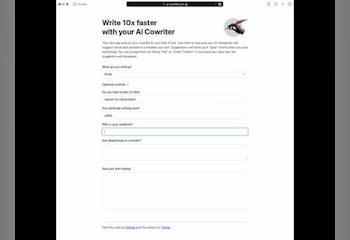 AI Cowriter